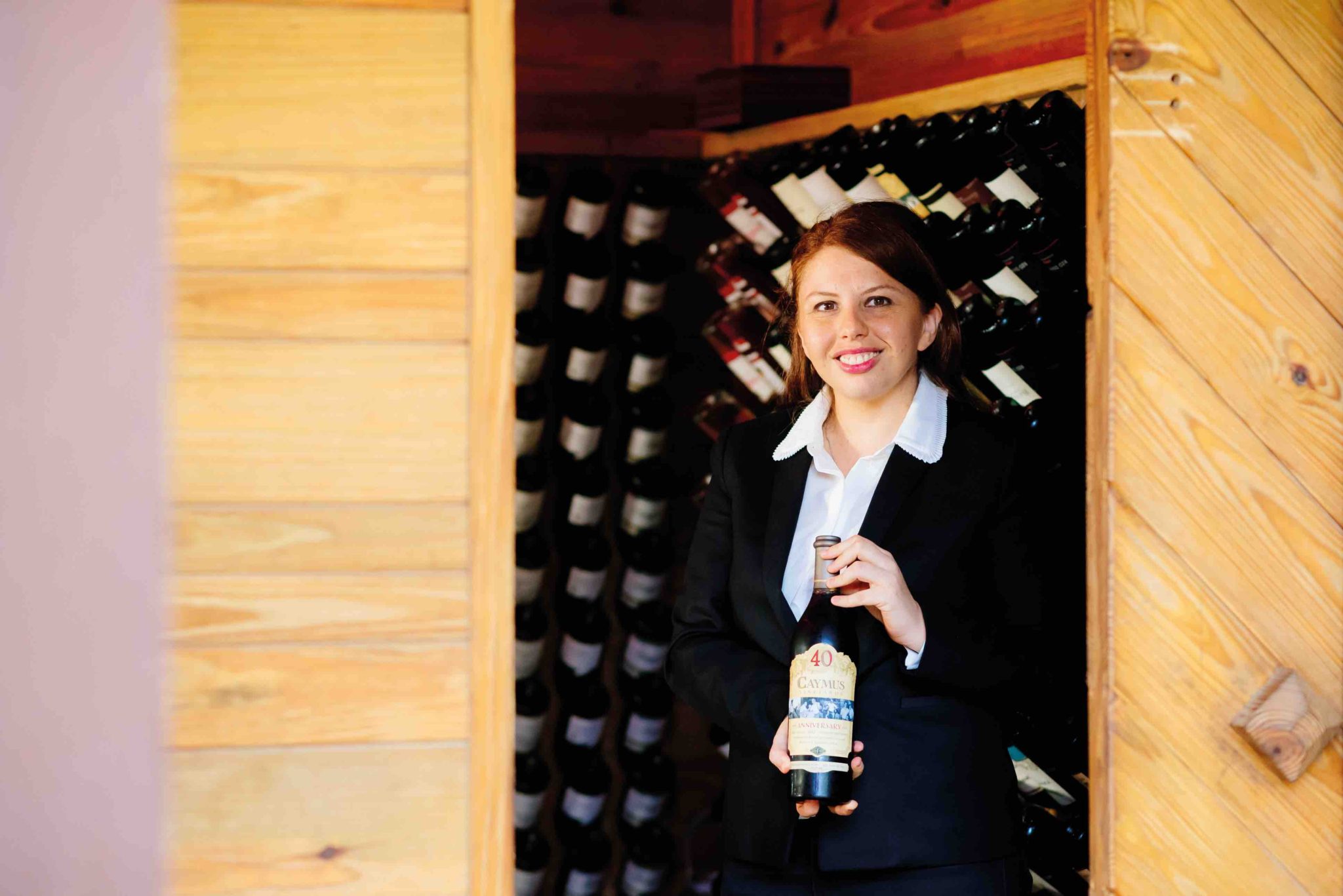 Sommelier with a smile, Fernanda Gimenez