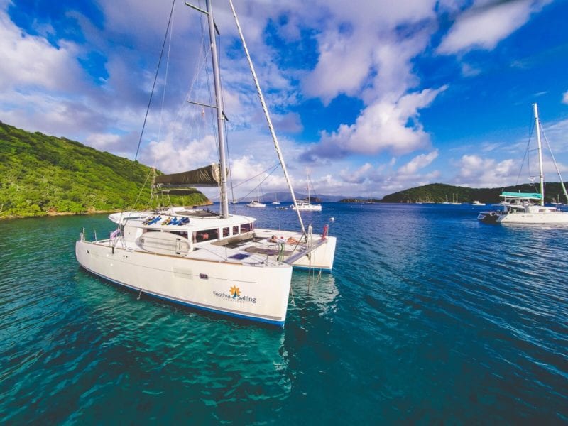 festiva sailing British Virgin Islands