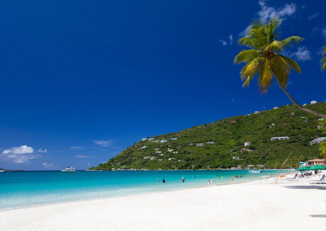 Cane Garden Bay Beach in the british virgin islands 
