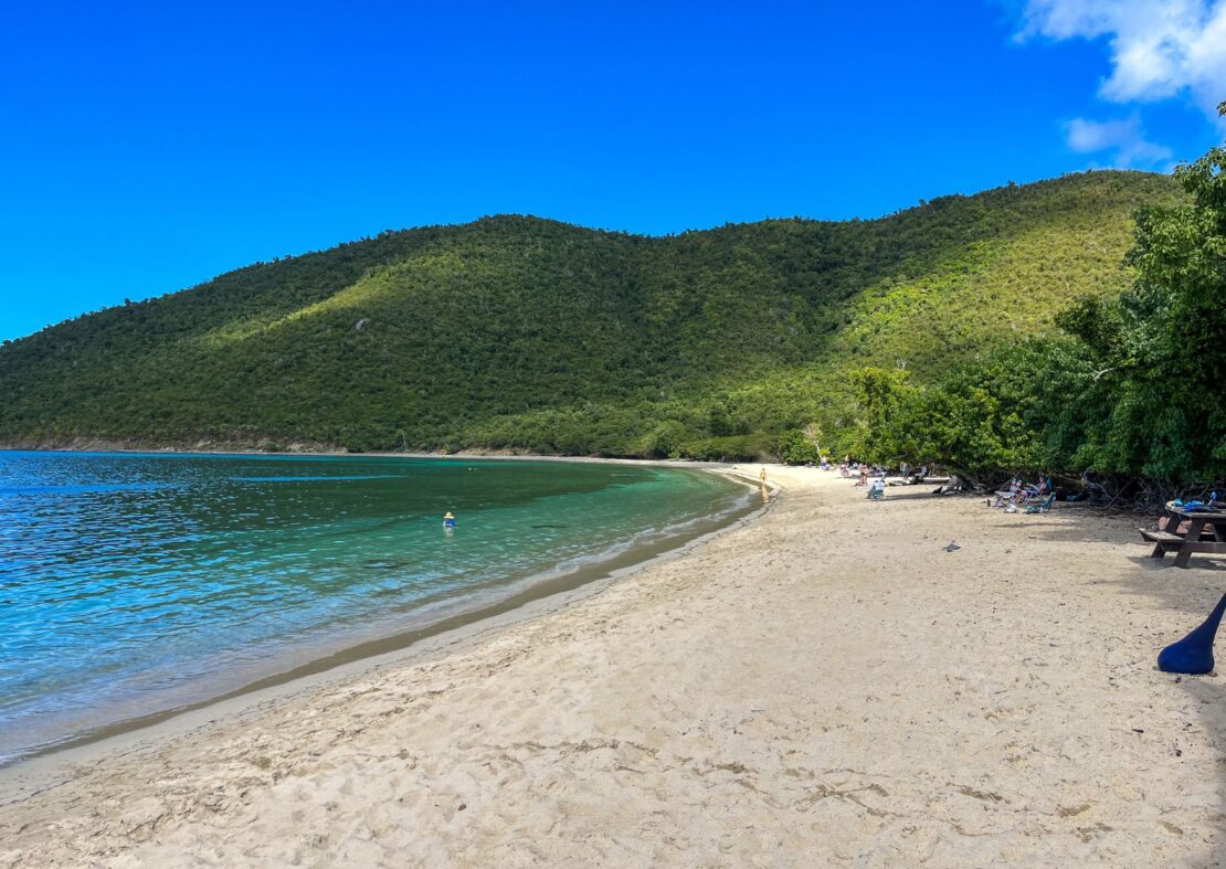 The Savannah Bay in the british virgin islands 