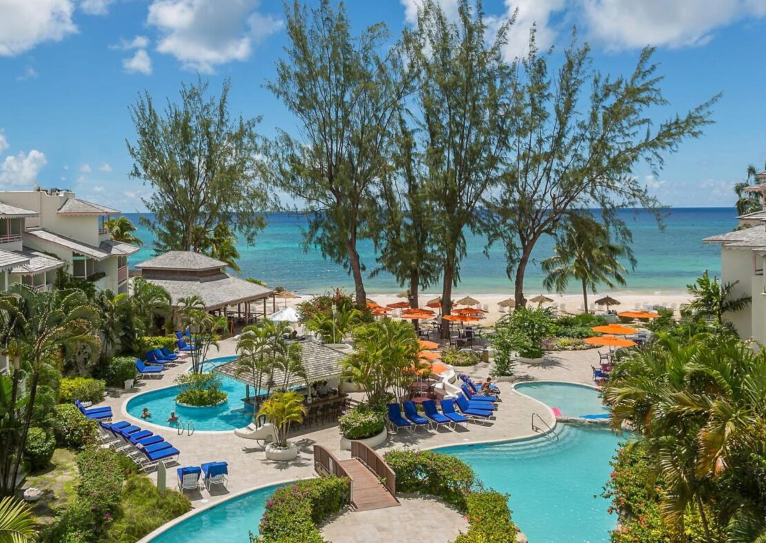 Bougainvillea Barbados outdoor swimming pool and Barbados beach 
