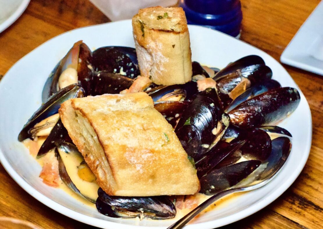 seafood dishes at Blanchards Restaurant